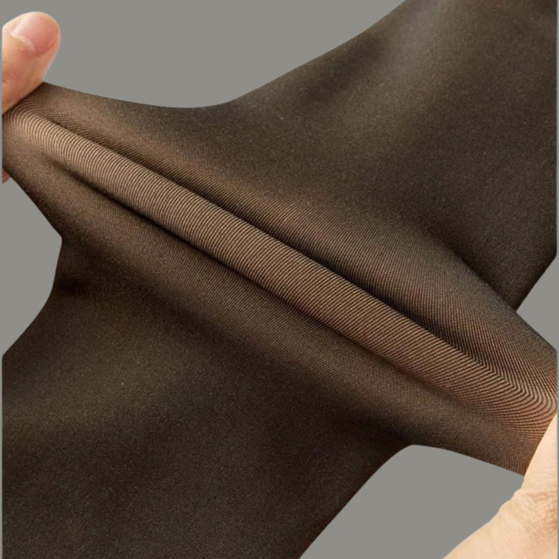 Upyogaa Fur Lined Sheer Translucent Stockings