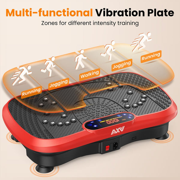 Upyogaa Vibration Plate | Fitness Platform Exercise Machine | Vibrating Lymphatic Drainage Shaking | Full Body Shaker Workout Vibrate Stand Shake Board | Sport Gym for Weight Loss Fat Burner for Women Men
