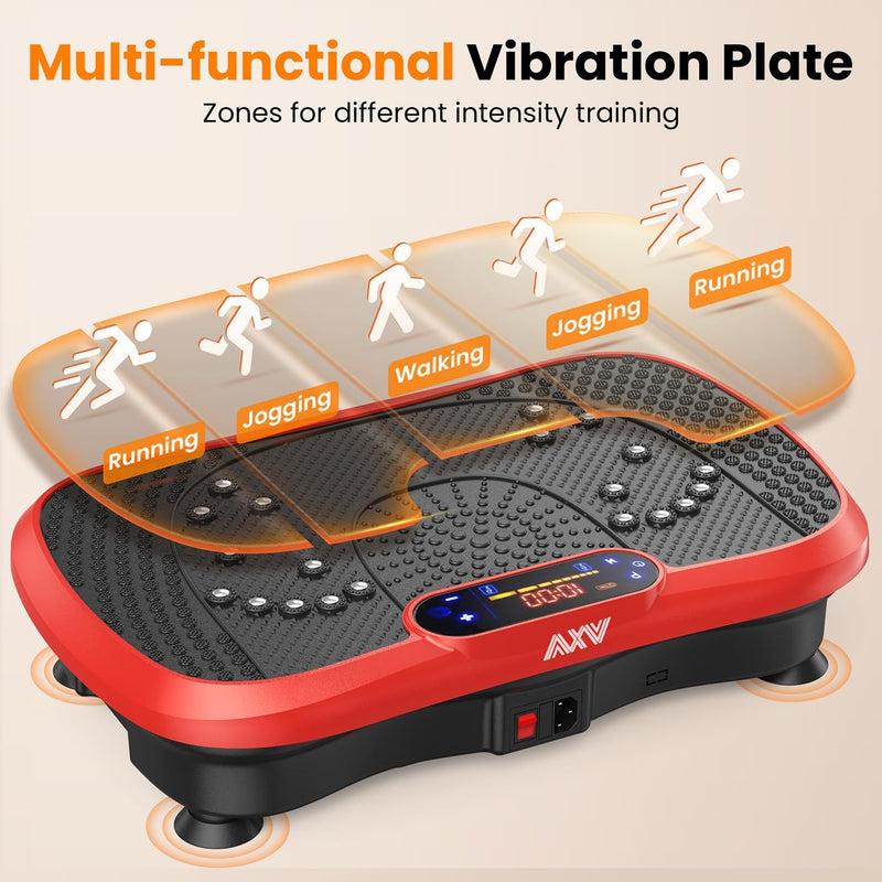 Upyogaa Vibration Plate | Fitness Platform Exercise Machine | Vibrating Lymphatic Drainage Shaking | Full Body Shaker Workout Vibrate Stand Shake Board | Sport Gym for Weight Loss Fat Burner for Women Men