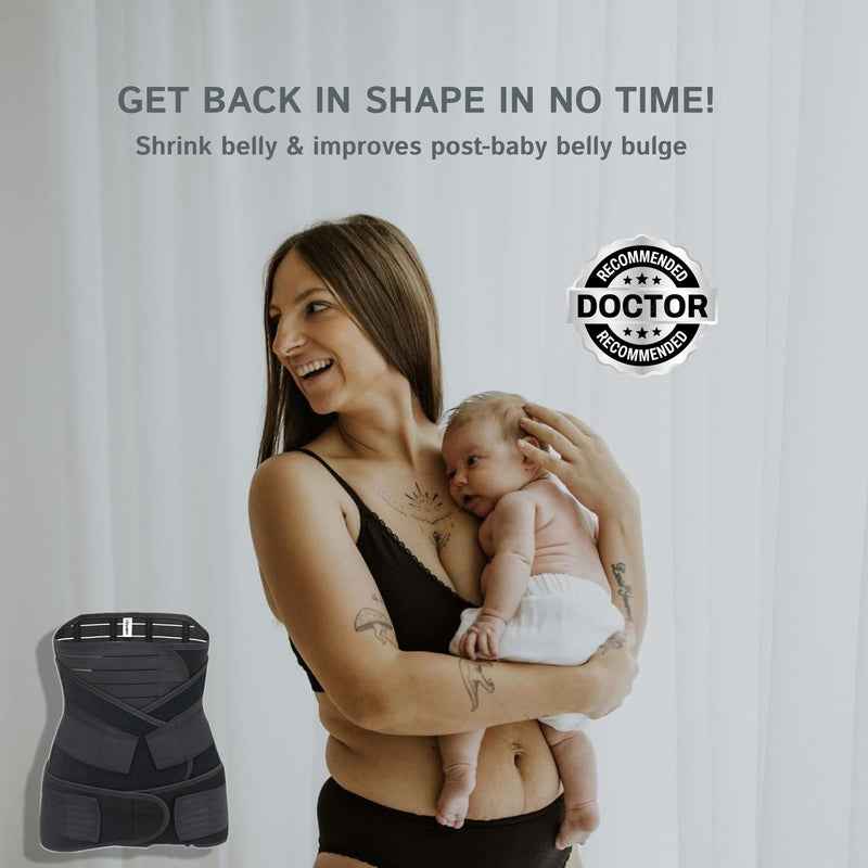 Upyogaa 3-in-1 Postpartum Belly Band – Abdominal Belt for Post-Pregnancy Recovery 1 Year Warranty