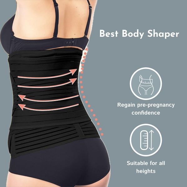 Upyogaa 3-in-1 Postpartum Belly Band – Abdominal Belt for Post-Pregnancy Recovery 1 Year Warranty