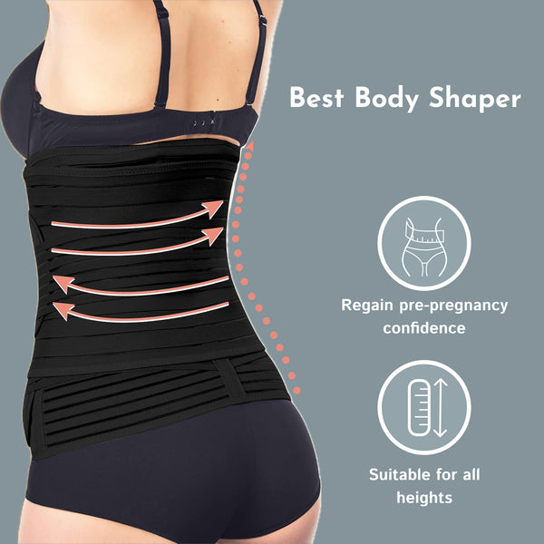Upyogaa 3-in-1 Postpartum Belly Band – Abdominal Belt for Post-Pregnancy Recovery 1 Year Warranty