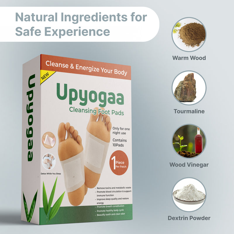 Upyogaa Premium Detox Foot Pads – Cleansing & Remover Patches