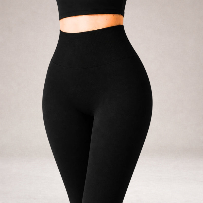 Upyogaa Seamless High Waisted Stretchable Warm Fur-Lined Leggings