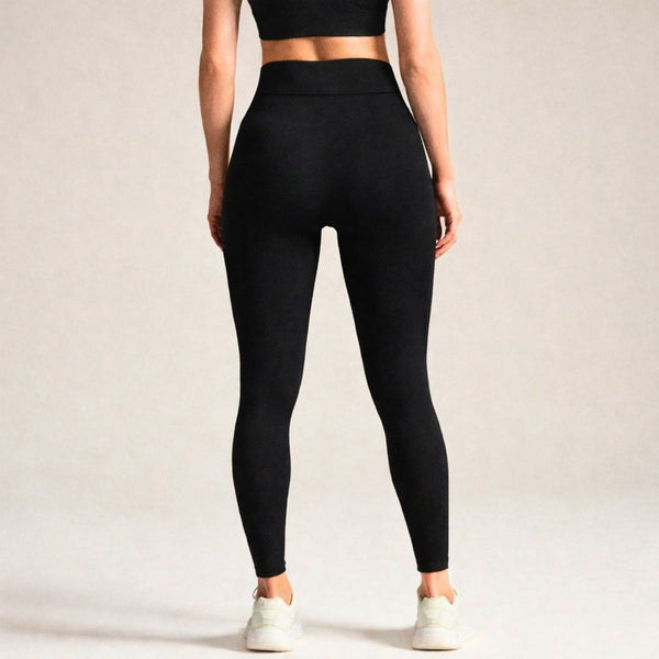 Upyogaa Seamless High Waisted Stretchable Warm Fur-Lined Leggings