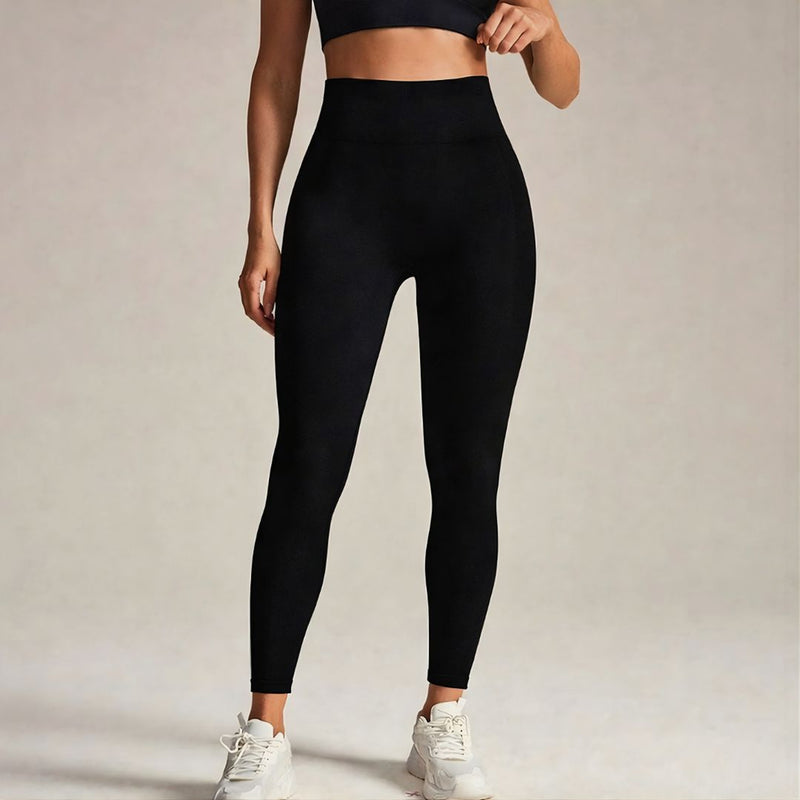 Upyogaa Seamless High Waisted Stretchable Warm Fur-Lined Leggings