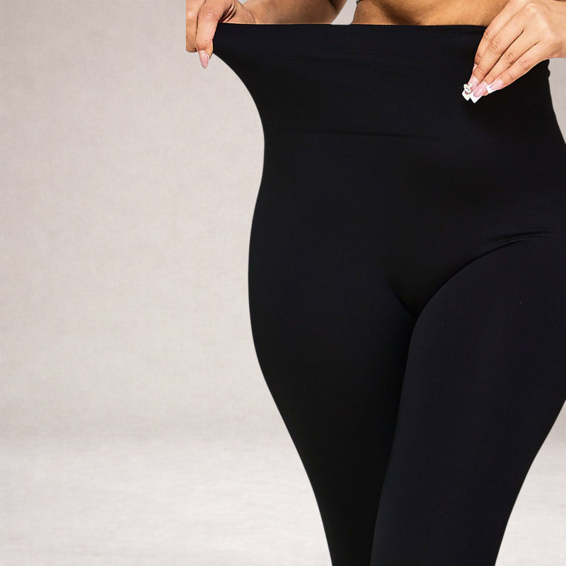 Upyogaa Seamless High Waisted Stretchable Warm Fur-Lined Leggings