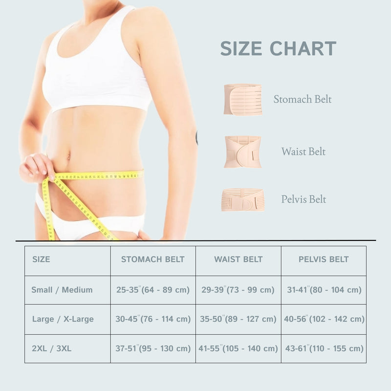 Upyogaa 3-in-1 Postpartum Belly Band – Abdominal Belt for Post-Pregnancy Recovery 1 Year Warranty