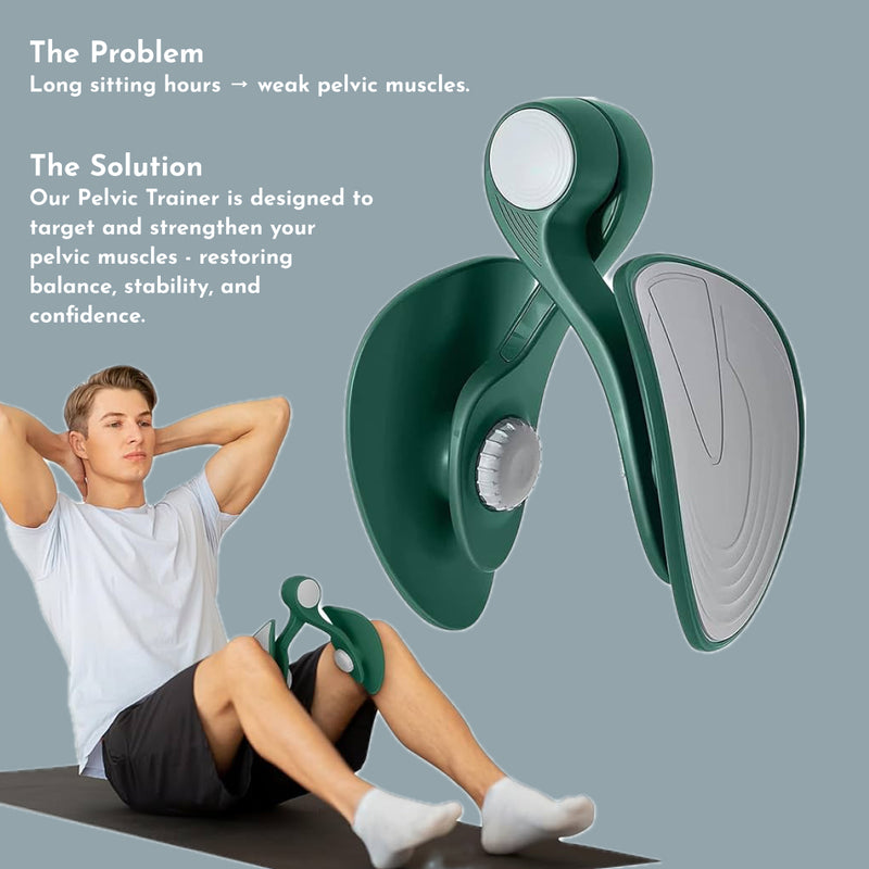 Upyogaa Thigh Trainer & Kegel Exerciser | Resilient 16 kg Inner Thigh & Pelvic Floor Strengthener | Postpartum Recovery | High Grade Material |