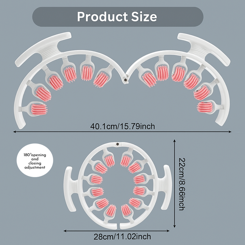 Upyogaa Cellulite Muscle Massager Roller for Men & Women | High-Density Polypropylene Skin Friendly Material |