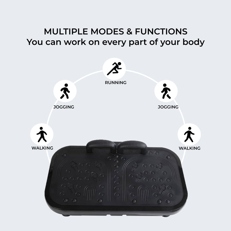 Upyogaa Vibration Plate Exercise Machine – Full-Body Workout, Lymphatic Drainage, 8000 Vibrations/min | 200 Speed Levels | Power - 200Watt | 140 KG-190 KG Capacity | 1 Year Warranty