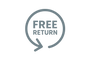 free return icon in hex #6e7b80