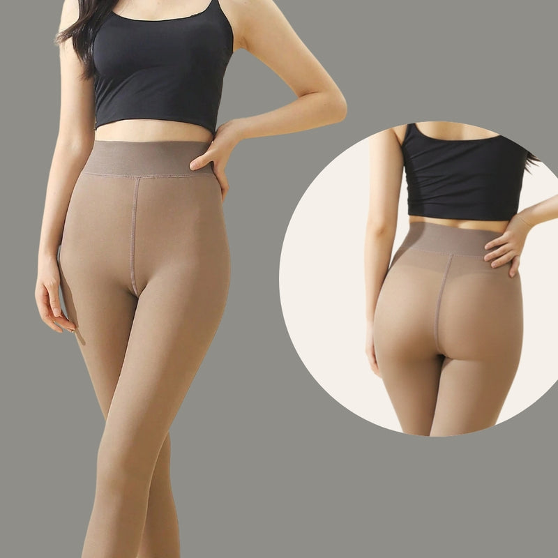 Upyogaa Fur Lined Sheer Translucent Stockings | Upgraded