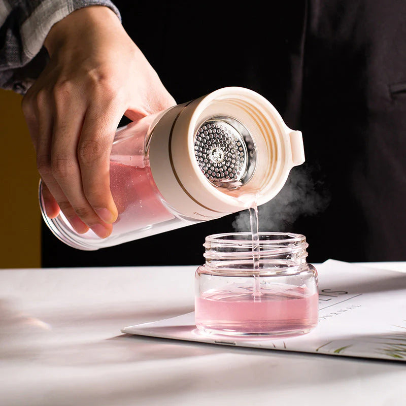 Upyogaa Sense - Double-Wall Glass Tea Infuser
