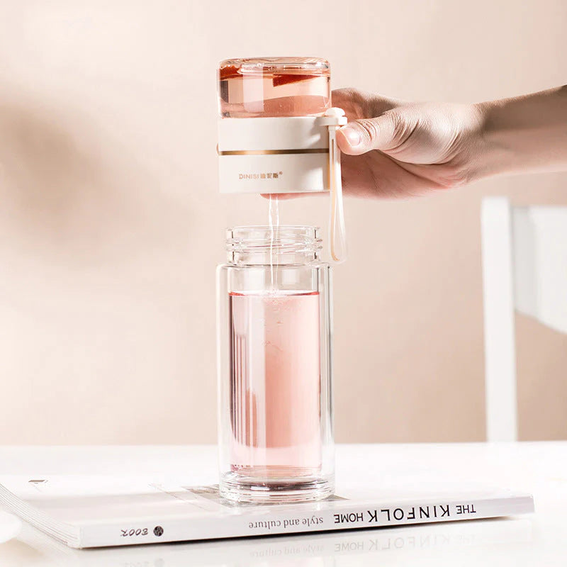 Upyogaa Sense - Double-Wall Glass Tea Infuser