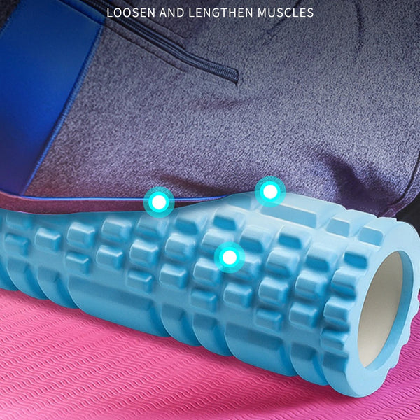 Core Balance Foam Roller For Deep Tissue Muscle Massage, Trigger Point Grid Sports Massager, Fitness Gym Physio